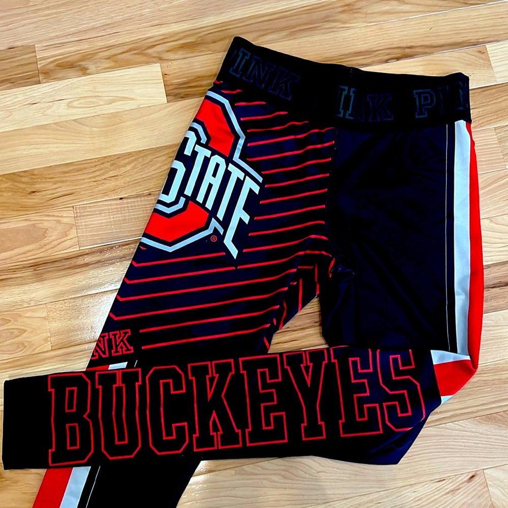 Ohio State Buckeyes Victoria’s Secret Ultimate Pink Fan Gear Size Small Leggings